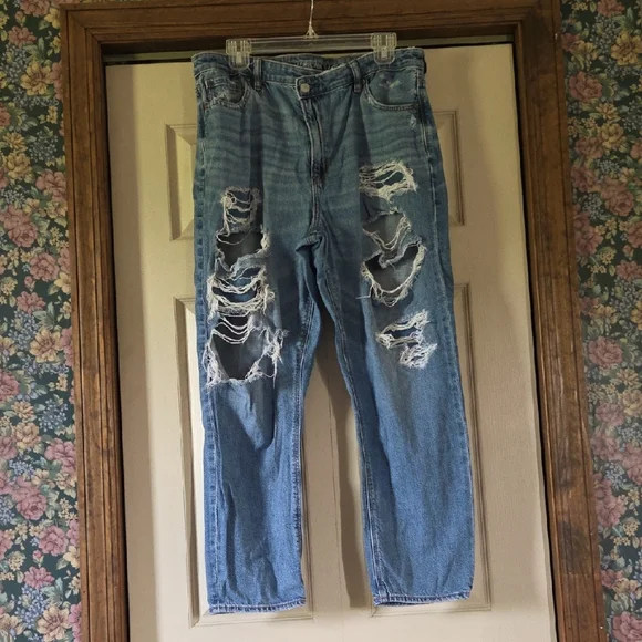 AEO Mom Jeans - Picture 1 of 7